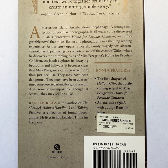 Miss Peregrine’s Home For Peculiar Children set - Picture 3 of 5